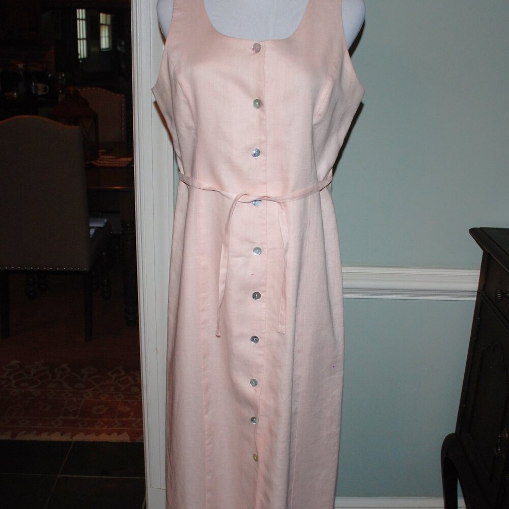 NWOT Rafella Vintage Classic Linen Dress
